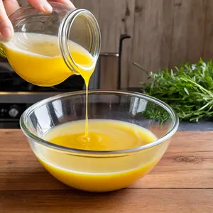 Рецепт Салат Нисуаз с лососем и стручковой фасолью - Приготовление соуса