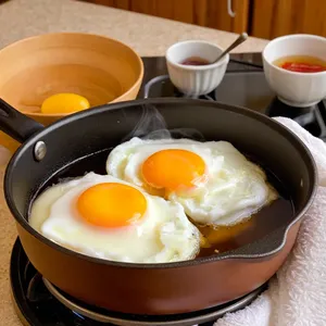 Рецепт Салат Нисуаз с тунцом и яйцом пашот - Приготовление яиц пашот