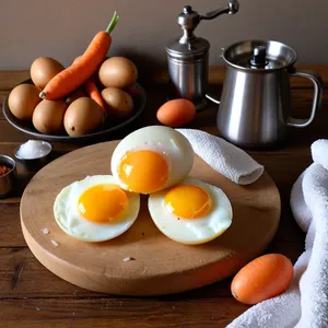Рецепт Салат "Оливье" с индейкой и яблоком - Варка овощей и яиц