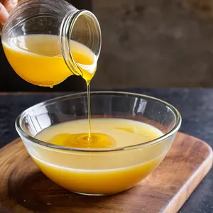 Рецепт Салат с кальмарами и огурцом в медово-горчичной заправке - Приготовление заправки