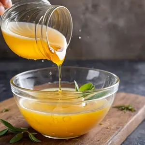 Рецепт Салат с козьим сыром и медовой заправкой - Приготовление медовой заправки