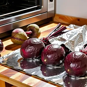 Рецепт Салат с козьим сыром и свеклой в гранатовом соусе - Подготовка свеклы