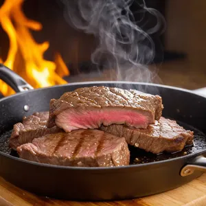 Рецепт Салат "Сочный ковбой" с говядиной и кукурузой - Подготовка говядины