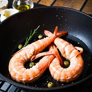 Рецепт Сальморехо с апельсином и креветками - Приготовление креветок
