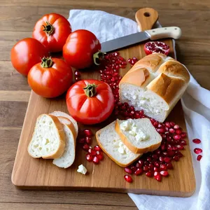 Рецепт Сальморехо с гранатом и козьим сыром - Подготовка ингредиентов