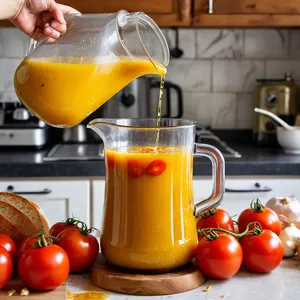 Рецепт Сальморехо с грушей и грецкими орехами - Приготовление основы сальморехо
