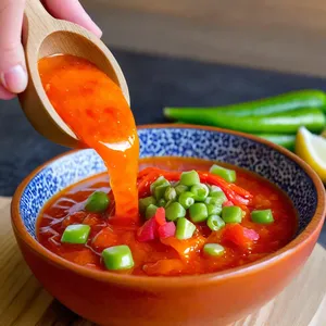 Рецепт Сашими из фугу с перцовым соусом - Приготовление соуса