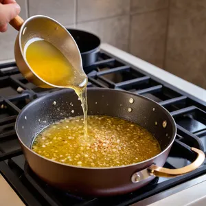 Рецепт Сашими из осьминога с чесночным маслом - Приготовление чесночного масла