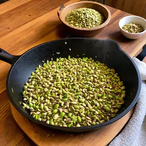 Рецепт Сельдь с гранатовым соусом и фисташковой крошкой - Подготовка фисташковой крошки