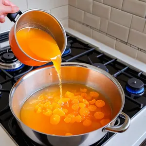 Рецепт Сельдь с мандариновым желе и укропным кремом - Приготовление мандаринового желе