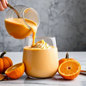 Рецепт Сельдь с тыквенным муссом и кедровыми орешками - Приготовление тыквенного мусса