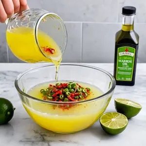 Рецепт Севиче из морского ушка с помело и мятой - Приготовление маринада