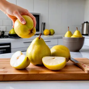 Рецепт Шашлык из свинины с грушей и розмарином - Подготовка груш