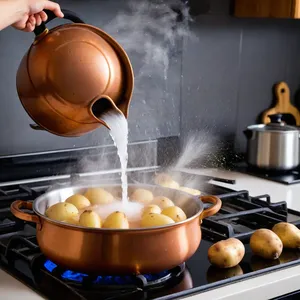 Рецепт Щи с брокколи и кедровыми орешками - Заправка бульона