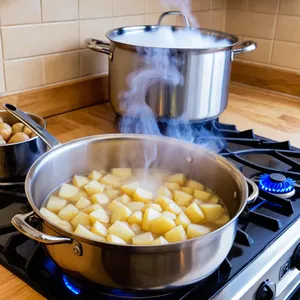 Рецепт Щи с копченым лососем и укропом - Приготовление бульона