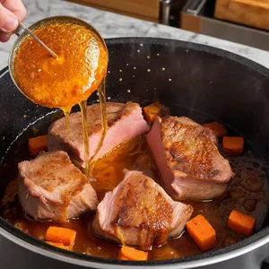 Рецепт Щи с квашеной капустой и свининой - Приготовление мясной основы