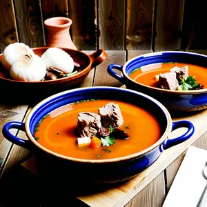 Рецепт Шурпа из баранины с финиками и кардамоном - Подача и украшение