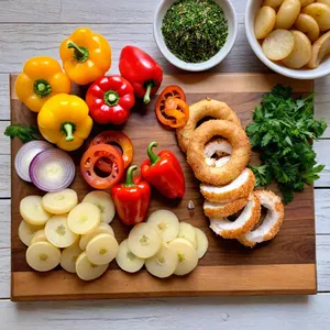 Рецепт Шурпа из курицы с картофелем и сладким перцем - Подготовка ингредиентов