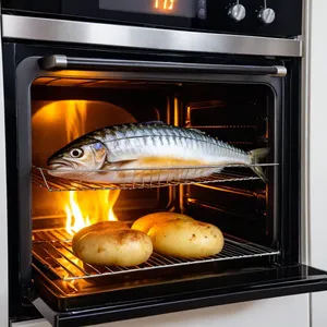 Рецепт Скумбрия с картофелем и розмарином в духовке - Запекание