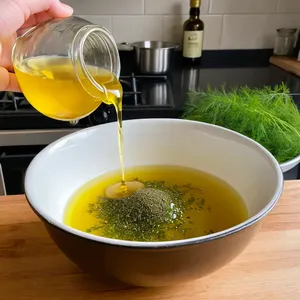Рецепт Скумбрия в фольге с лимоном и укропом - Приготовление маринада