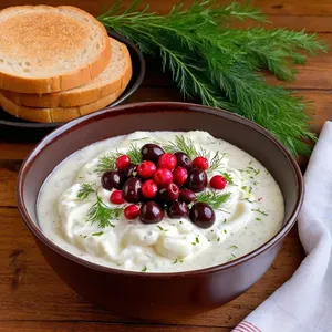 Рецепт Солянка с дичью и брусникой - Подача