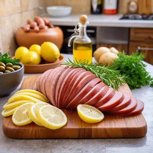 Рецепт Солянка с колбасой и маринованными огурцами - Подготовка ингредиентов