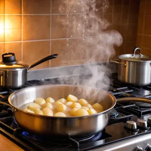 Рецепт Солянка с колбасой и маринованными огурцами - Варка бульона