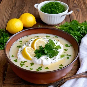 Рецепт Солянка с копчёной говядиной и хреном - Подача солянки