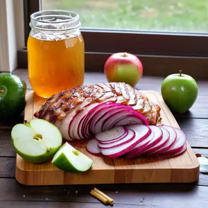 Рецепт Солянка с копчёной курицей и маринованным луком - Подготовка ингредиентов и маринование лука