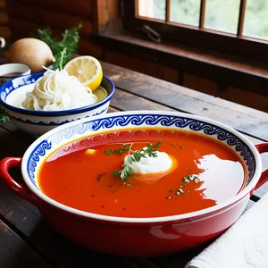 Рецепт Солянка с копчёной свининой и черносливом - Финальные штрихи и подача