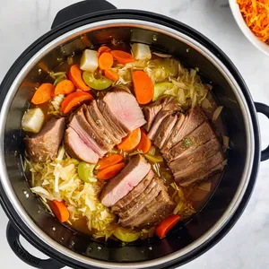 Рецепт Солянка с копчёной свининой и квашеной капустой - Тушение с квашеной капустой