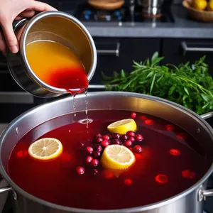 Рецепт Солянка с олениной и клюквой - Тушение и добавление клюквы