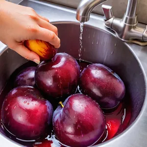 Рецепт Солянка с уткой и сливами - Подготовка слив