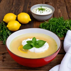 Рецепт Солянка с ветчиной и солёными огурчиками - Подача