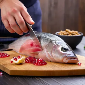 Рецепт Солёная сельдь с гранатом и грецким орехом - Подготовка сельди