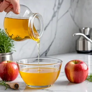 Рецепт Солёная сельдь с грушей и грецким орехом - Приготовление заправки