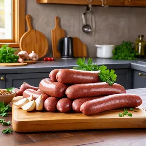 Рецепт Сосиски с медовой горчицей и кунжутом - Подготовка ингредиентов