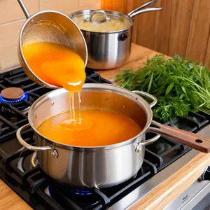 Рецепт Стейк с соусом из апельсина и жареным фенхелем - Приготовление апельсинового соуса