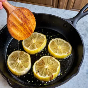 Рецепт Стейк с соусом из апельсина и жареным фенхелем - Жарка фенхеля