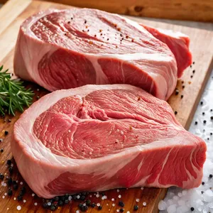 Рецепт Стейк с соусом из крыжовника и жареными кедровыми орешками - Подготовка стейка