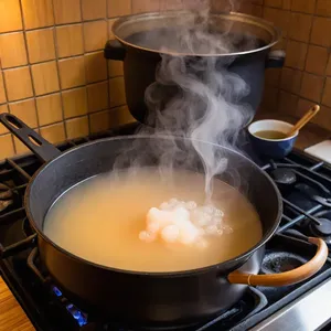 Рецепт Суп с гребешками и бульоном даши - Приготовление бульона