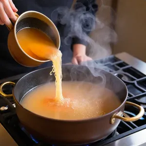 Рецепт Суп с кальмаром и бульоном даши - Приготовление бульона даши