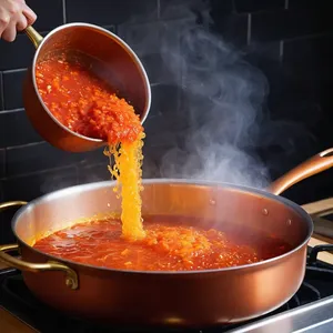 Рецепт Суп с копченой колбасой и фасолью - Приготовление зажарки