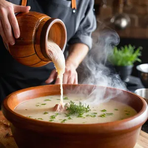 Рецепт Суп с копченой курицей и плавленым сыром - Завершение приготовления