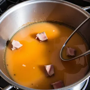 Рецепт Суп с копченой свининой и нутом - Приготовление бульона