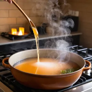 Рецепт Суп с удоном и бульоном даши - Приготовление бульона