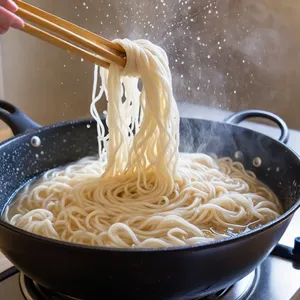 Рецепт Суп с удоном и бульоном даши - Приготовление лапши