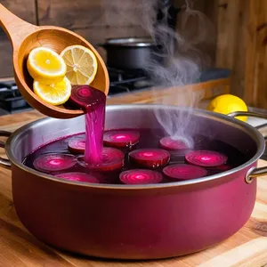 Рецепт Свекольник с черной смородиной и мятой - Приготовление свекольного отвара