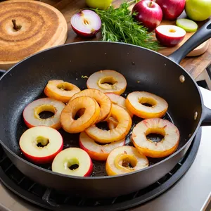 Рецепт Свиная корейка с яблочным сидром и розмарином - Подготовка гарнира