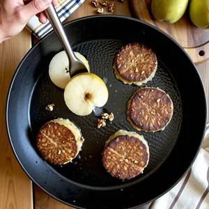 Рецепт Сырные бризоли с грушей и грецким орехом - Формирование бризолей
